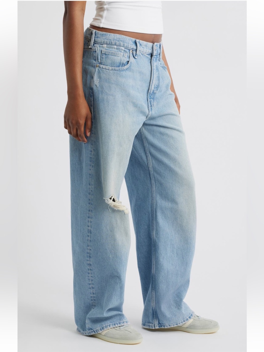 good American Standard baggy jeans low rise